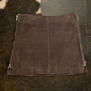 Blank NYC mini leather skirt